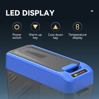 Réfrigérateurs-congélateurs de voiture Alpicool KCF15, AC 100-240V, 12V, 24V DC, compresseur, mini-réfrigérateur de voiture, petit réfrigérateur pour accessoires de voiture, OEM