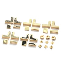 Bouton en métal OEM personnalisé avec logo, bouton-pression pour chemise homme, bouton 4 pièces en alliage de zinc pour Kurta, Abaya, Thobe, pour vêtements