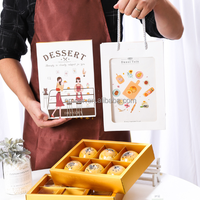 6 boîtes à gâteaux Gold Moon avec couvercle
