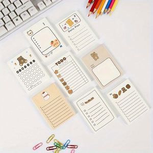 Wholesale <b>Cute</b> Korean INS Minimalist Heart Notepad Small <b>Notebook</b> for Message Office School Stationery Back-to-School Essentials - Product Image 1