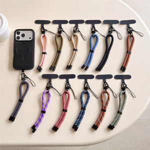 Sangle de téléphone portable réglable personnalisée à clip dorsal tressé avancé, universelle, pour étui de téléphone, longueur 13,5 cm - Product Image 1