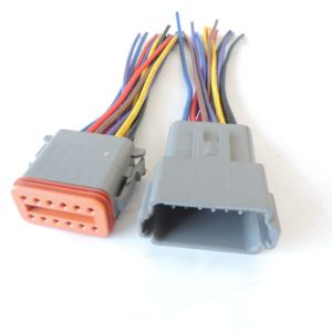 Deutsch DT 2 3 4 6 8 12 Pin su geçirmez elektrik teli konnektörü fiş konnektörü kablo demeti - Product Image 2