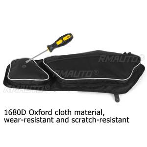 2 Bolsas de Almacenamiento Laterales Delanteras para Polaris RZR XP 1000 900XC S900 2014-2022 2015 2016 2017 UTV, Bolsa para Rodilleras, Bolsa Superior, Color Negro - Product Image 4