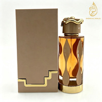 Eau de parfum unisexe 100 ml avec bouchon décoré d'un serpent doré, parfum oriental boisé ambré longue tenue