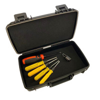 Étui à outils de transport personnalisé boîtier d'équipement étanche Design petit rangement étui à pistolet OEM en plastique dur