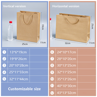 Sacs en papier kraft blancs personnalisés de luxe avec poignées, imprimés avec votre logo, pour vêtements, chaussures, sous-vêtements, cadeaux et artisanat