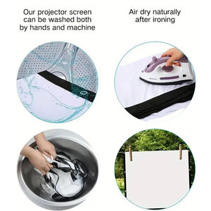 100 inch màn hình chiếu hai mặt có thể giặt ngoài trời màn hình chiếu 16:9 - Product Image 4