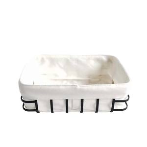 <span class=keywords><strong>Meilleur</strong></span> prix pour corbeille à pain en fil métallique et couvercle de pochette blanc amovible corbeille à pain fantaisie de haute qualité - Product Image 4