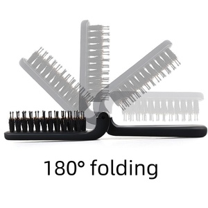 Peine para Cabello con Cerdas al por Mayor, Peine Plegable de Viaje, Cepillo para Desenredar el Cabello, Peine de Masaje - Product Image 3