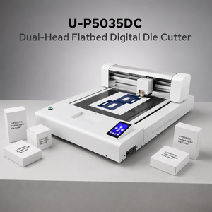 P5035DC Doppelkopf-Flachbett-Digitalstanze mit Rillfunktion, automatischer Schneideplotter A3+ - Product Image 1