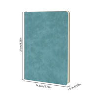 Ensemble cadeau promotionnel d'entreprise personnalisé, carnet en cuir PU A4/A5/A6 avec couverture, sublimation, logo imprimé personnalisé