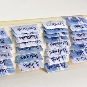 Pegatinas de papel reutilizables con índice de la Biblia con paisajes invernales para diario de fe, regalo - Product Image 3