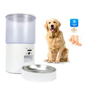 4L ICam kamera pemberi makan anjing dan kucing, kamera pemberi makan anjing otomatis Remote Control WiFi desain polos tahan lama tahan air otomatis - Product Image 1