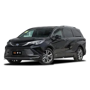 Goedkope Auto Toyota Sienna 2.5l Hybride Elektrische Auto 7-Seat Mpv Auto Hoge Snelheid Nieuwe Energie Voertuigen Met Zijschuifdeuren