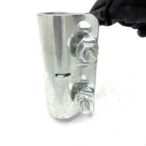 Perancah pipa luar 48mm * 48mm Aksesori perancah penjepit lengan Coupler sambungan pipa - Product Image 5