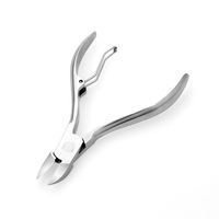 Coupe-ongles en acier inoxydable à bec d'aigle, à mâchoires affûtées, pour ongles incarnés et cuticules, idéal pour les soins professionnels de pédicure et de manucure