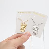 Gros Dames Simple Animal Pendentif Collier De Mode Chat Pendentif diamant coccinelle Collier