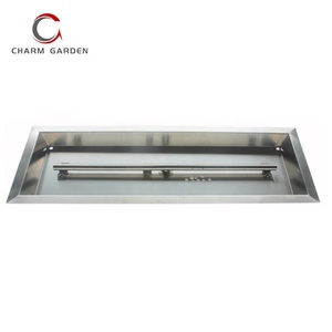 <span class=keywords><strong>Kit</strong></span> de brûleur rectangulaire/carré/rond pour foyer au gaz propane en acier inoxydable 304 - Product Image 1