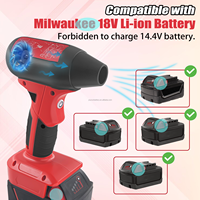 Souffleur Jet Dry pour Milwaukee M18, compatible avec la batterie au lithium Milwaukee 18V, souffleur super puissant, mini ventilateur turbo jet
