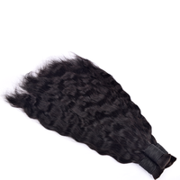 KAMA Cheveux Humains Vierges 100% en Vrac pour Tresses au Crochet Bohèmes 100g Extensions de Cheveux Naturels Non Traités pour Tressage