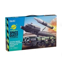Jouet de construction pour garçons EPT Army Carrier Rocket Building Block Vehicle Missile Launch Truck Block Kits