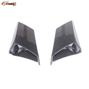 Prise <span class=keywords><strong>d</strong></span>'<span class=keywords><strong>air</strong></span> de conduit <span class=keywords><strong>d</strong></span>'<span class=keywords><strong>air</strong></span> de fenêtre latérale de voiture en Fiber de carbone sèche de Style OEM pour Lambo Aventador LP700-4 2011-2015 - Product Image 2