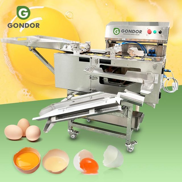 Egg White Shell Remove Crack Large Break Industrial Knocking Separator Production Line Machine
