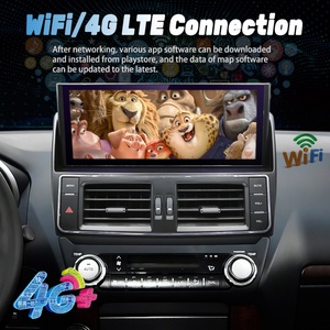 หน้าจอแอนดรอยด์ 12.3 นิ้ว สำหรับรถยนต์โตโยต้า ปราโด 150 ปี 2014 - 2017 LC150 รองรับ CarPlay เครื่องเล่นวิทยุในรถยนต์ มัลติมีเดีย เครื่องเล่นวิดีโอ ระบบนำทาง GPS สเตอริโอ - Product Image 3