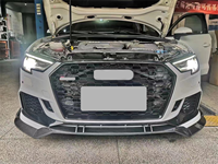 Kit carrosserie 100 % compatible pour Audi A3 2017-2020, mise à niveau au style A3 RS3 Facelift, installation facile, pare-chocs, calandre, lèvre de pare-chocs, kit carrosserie