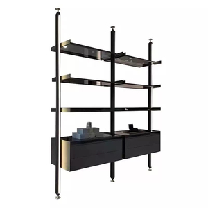 Armoire OUGOO moderne en aluminium, gain de place, avec portes coulissantes et design autoportant pour petites pièces - Product Image 2