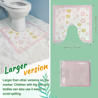 Tapis de bain jetable anti-dérapant Tapis de sol jetable pour salle de bain