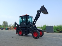 WZ15-10 4WD Compact Backhoe Loader Mini Loader Backhoe untuk Pertanian, Konstruksi, dan Lanskap