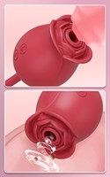 Juguete Sexual para Mujeres, Vibrador de Silicona con Lengua Vibrante, Succión de Clítoris y Función de Extensión
