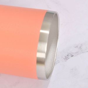 Vaso Térmico Ecológico Personalizado de 20 oz con Recubrimiento en Polvo, Doble Pared Aislada al Vacío, Diseño Delgado, con Tapa - Product Image 3