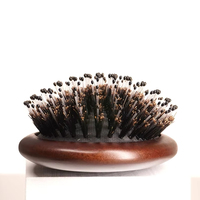 Brosse en bois de hêtre naturel écologique, peigne à coussin d'air pour massage du cuir chevelu, poils de sanglier et nylon, antistatique, outil de nettoyage des cheveux pour salon