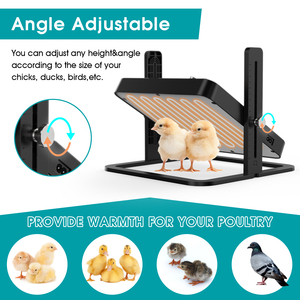Plaque chauffante pour couveuse Wonegg, pavillon de couvaison, 10-20 poussins, machine à couver avec réglage de l'angle et de la hauteur, en vente - Product Image 5