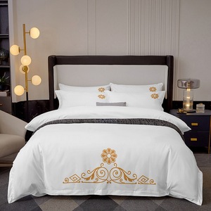 Set di biancheria da letto morbido cuscino <span class=keywords><strong>lenzuola</strong></span> auto Set singolo cotone di lusso Hotel lenzuolo per la regina King Size letti Hotel - Product Image 2