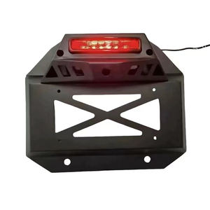 Kit de relocalisation de <span class=keywords><strong>plaque</strong></span> d'<span class=keywords><strong>immatriculation</strong></span> de roue de secours avec feux LED compatible avec Jeep Wrangler JL 2018-2025 - Product Image 3