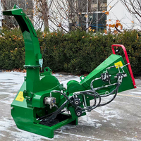 Broyeur à bois à double arbre pour souches et racines de grand diamètre