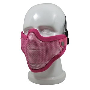 หน้ากากตาข่ายเหล็กครึ่งหน้าสำหรับเพ้นท์บอล ป้องกันใบหน้าสำหรับการยิงปืนโลหะ อุปกรณ์เสริมสำหรับสวมใส่ - Product Image 5