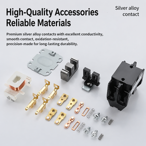 Contactor magnético de propósito definido para HVAC y aire acondicionado, 1, 2, 3 polos, 25, 30, 40, 50, 60 amperios, 24V, 120V, 208V, 240V - Product Image 4
