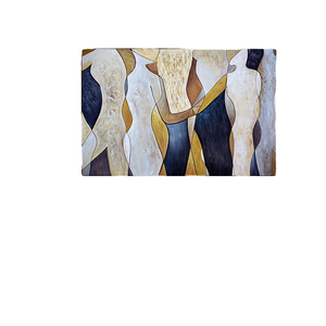 Peinture murale abstraite sur toile 100 % faite à la main, style nature morte moderne de luxe, pour salon, décoration intérieure, peinture acrylique haut de gamme - Product Image 1