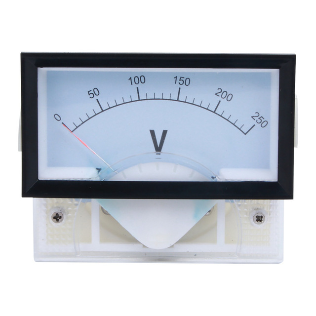 69L17 Pointer Type Current and Voltage Meter 5V 15V 20V 30V 50V 100V Analog Panel Meter Ammeter for Measuring