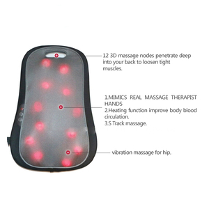 <span class=keywords><strong>Cojín</strong></span> de Masaje Eléctrico 3D para Coche y Hogar con 14 Cabezales de Masaje y Adaptador para Coche - Product Image 5