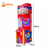 Machine commerciale à monnayeur de type Gashapon, distributeur de jouets en capsules d'arcade, machine de jeu à prix surprise LED pour centre commercial
