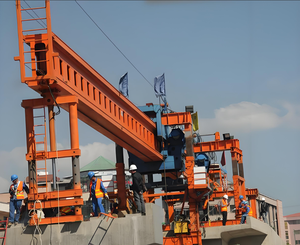 آلة تشييد جسر عالية الطريق لتشييد العوارض الخرسانية ومعدات السكك الحديدية - Product Image 2