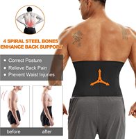 Corsé de neopreno Youfei para hombre, deportes, Fitness, cremallera, sudor rápido, buceo, faja Abdominal, Spandex, pecho, sudor rápido, moldeador de buceo