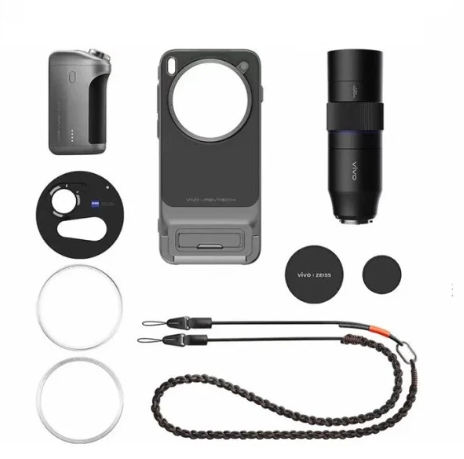 2025 Vivo X300 Pro Professional Photography Kit TPU Electroplate Camera Handle Mobile Case Protection Filters Adapter Ring