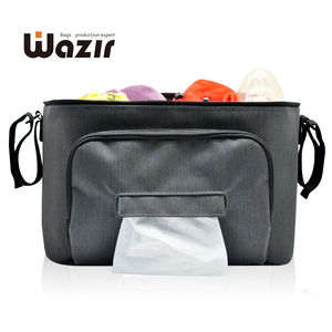 Universale di Grandi Dimensioni Del Bambino Carrozzina Organizer Passeggino Organizzatore <span class=keywords><strong>Borsa</strong></span> per Pannolini con Il Supporto Del Tessuto - Product Image 6