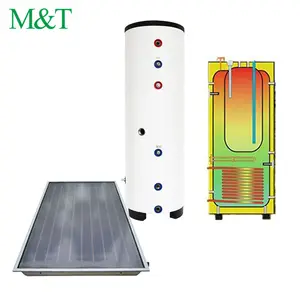 300l professional manufacture stainless steel pressured hot water tank thermosyphon heating system solar water heaters